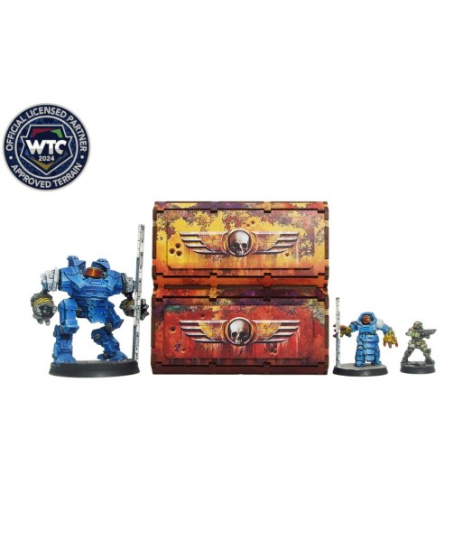 Imperial WTC Containers 1 (2) PREPAINTED (Micro Art Studio)