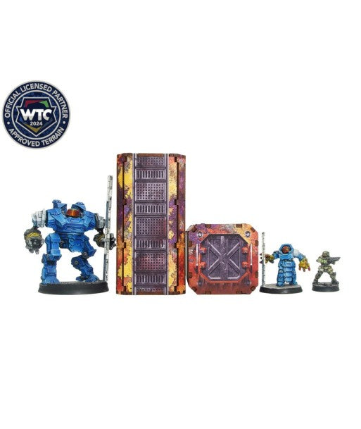 Imperial WTC Containers 1 (2) PREPAINTED (Micro Art Studio)