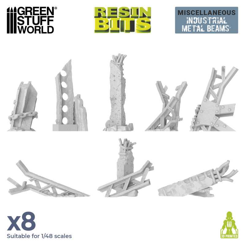 Industrial Metal Beams (Green Stuff World)