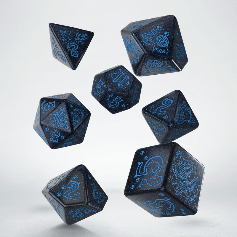 Jumbo Cats Dice Set: River (Q-Workshop) (SJKSCAT19)