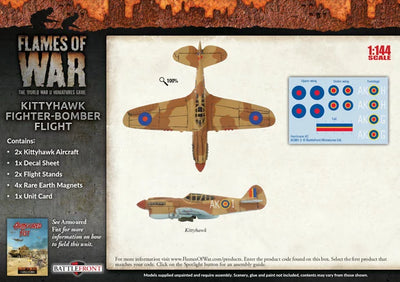 Flames of War: Kittyhawk Fighter-Bomber Flight (BBX46)