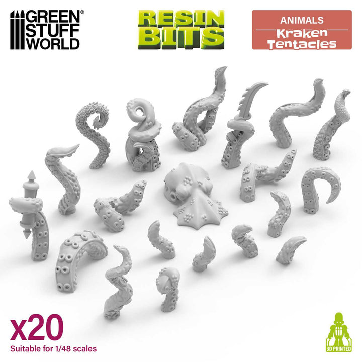 Kraken tentacles 1:48-1:35 (Green Stuff World)