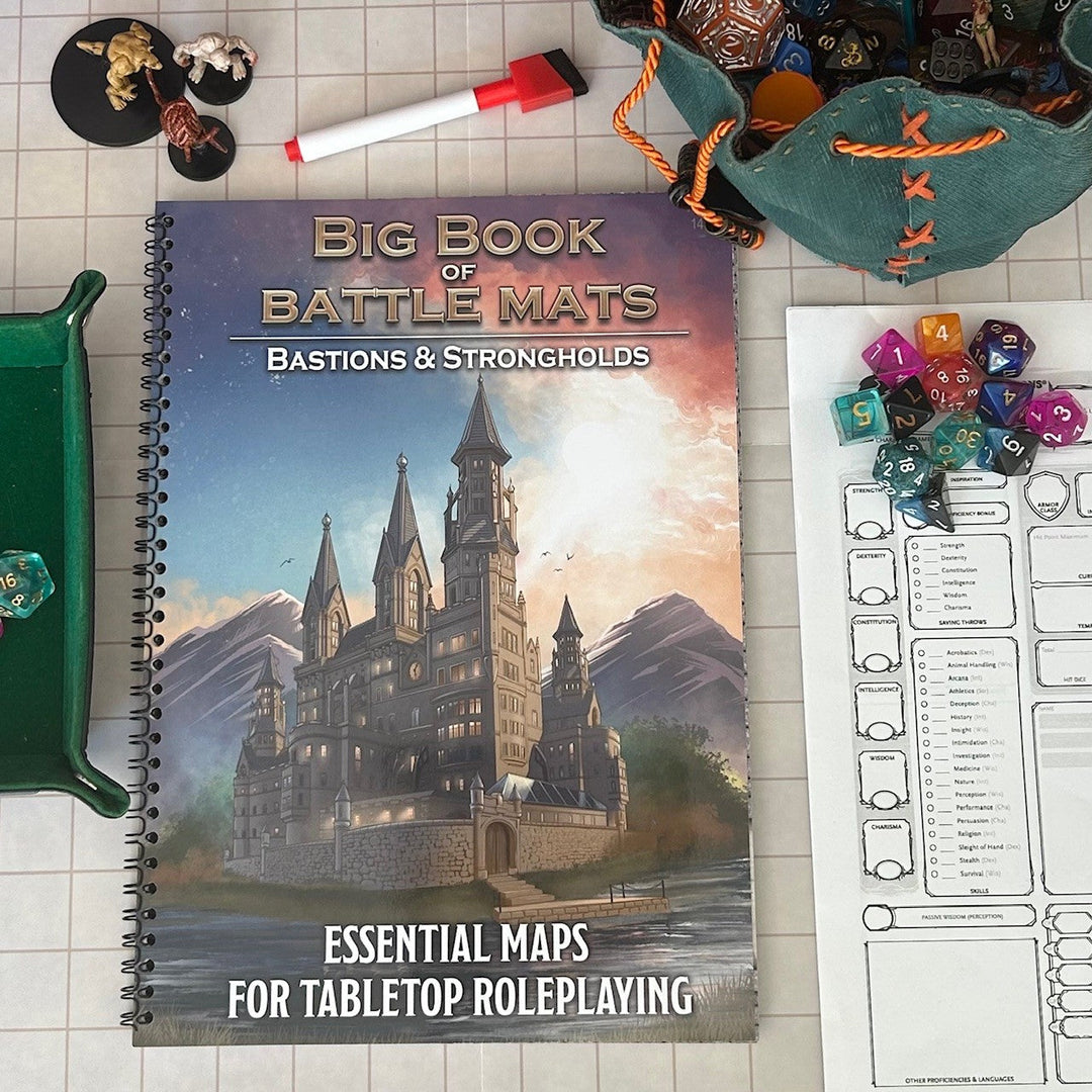 Big Book of Battle Mats - Bastions & Strongholds 12x9"