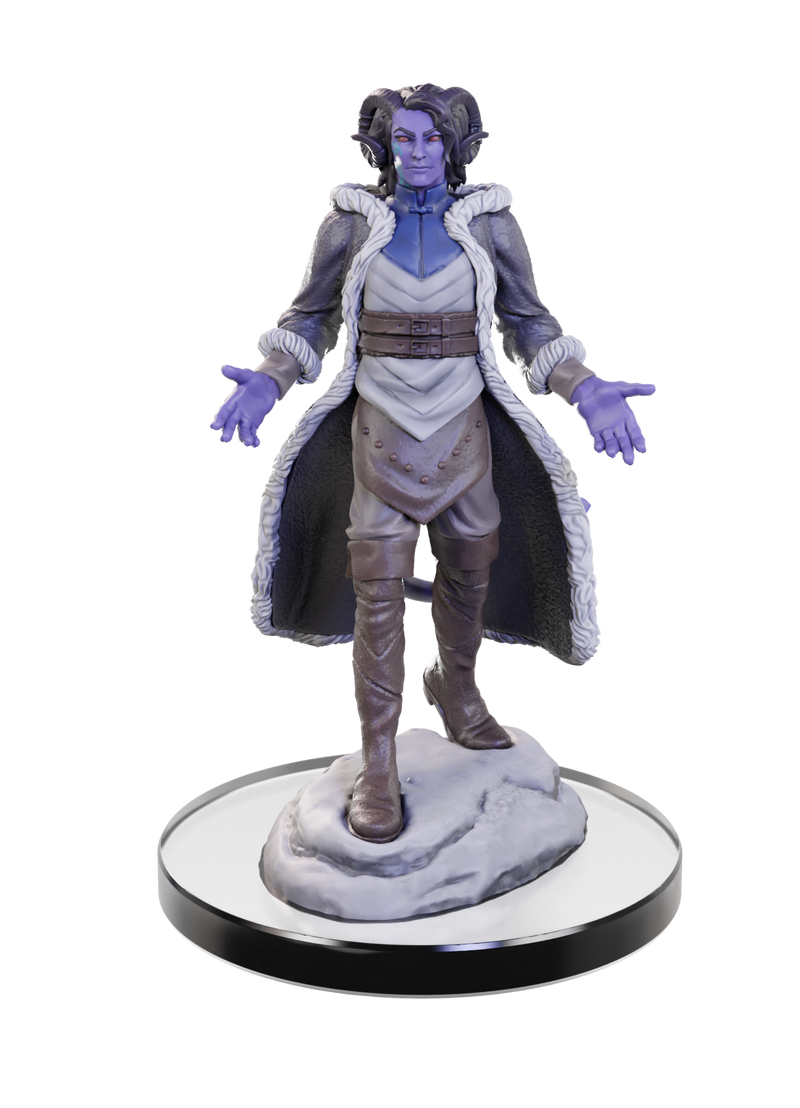 Critical Role Unpainted Miniatures: Lucien Tavelle & Cree Deeproots