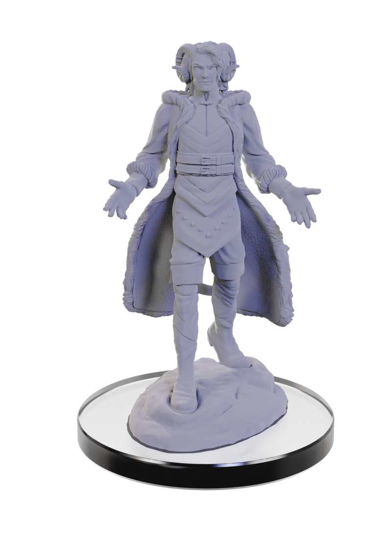 Critical Role Unpainted Miniatures: Lucien Tavelle & Cree Deeproots