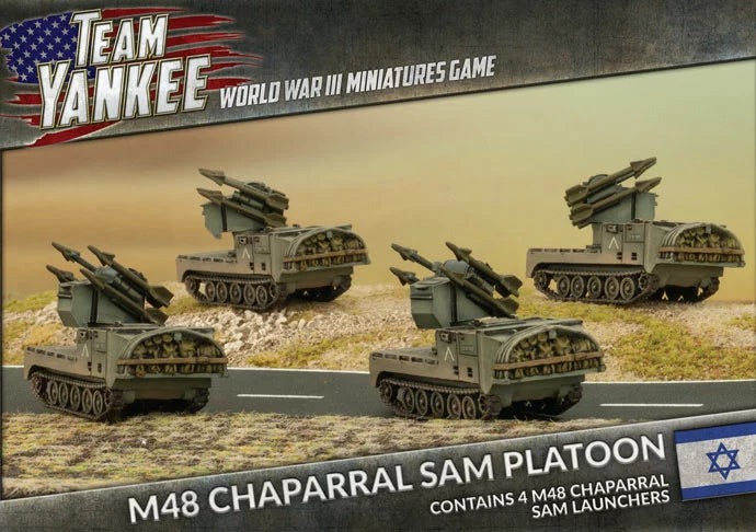 World War III: Team Yankee - M48 Chaparral SAM Platoon (WWIII x4 Tanks) (TIBX07)