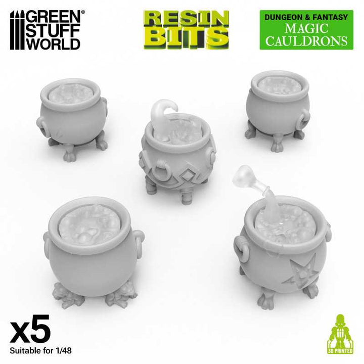 Magic Cauldrons for 3mm LEDs 1:48 (Green Stuff World)