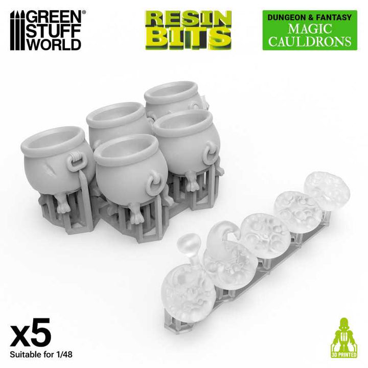 Magic Cauldrons for 3mm LEDs 1:48 (Green Stuff World)