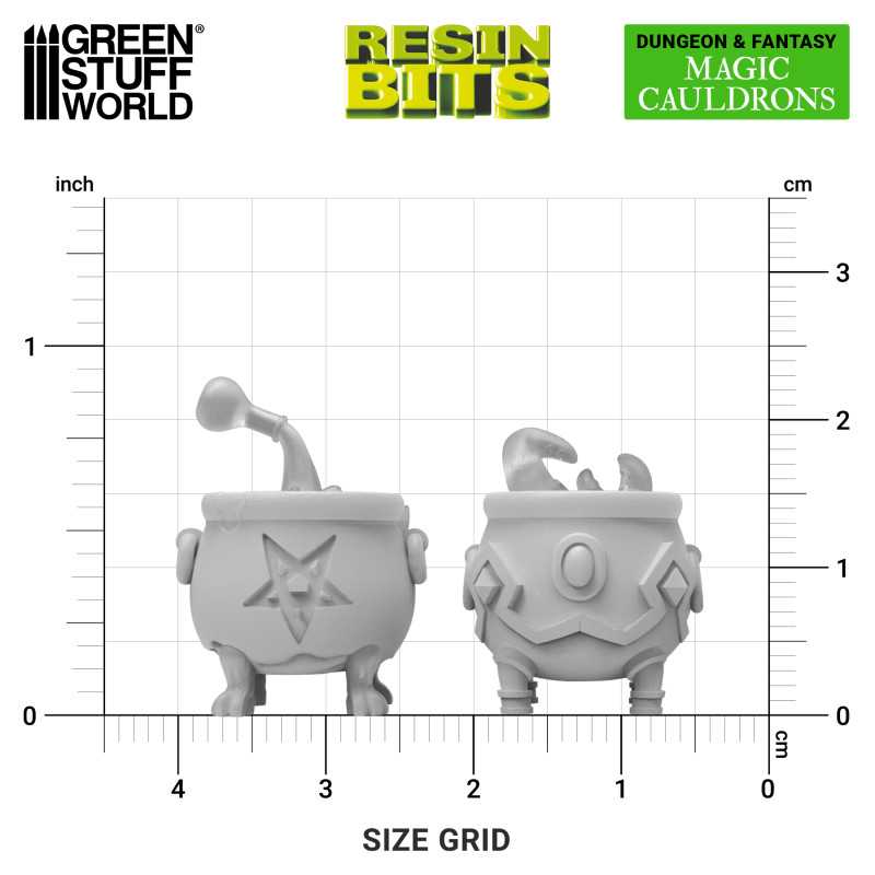 Magic Cauldrons for 3mm LEDs 1:48 (Green Stuff World)