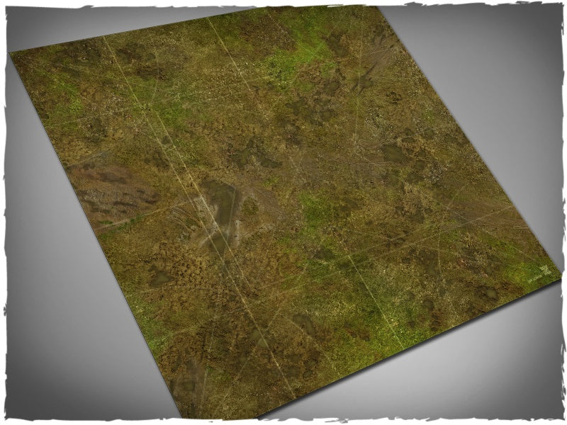 Gaming Mat - Malifaux 3rd Edition, Muddy Field (90x90 cm) (Deep-Cut Studio) (38matML3m)