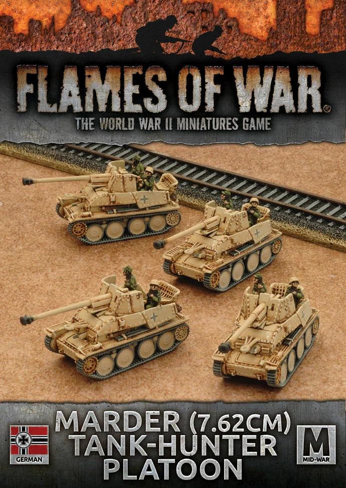 Flames of War: Marder (7.62cm) Tank-hunter Platoon (GBX101)