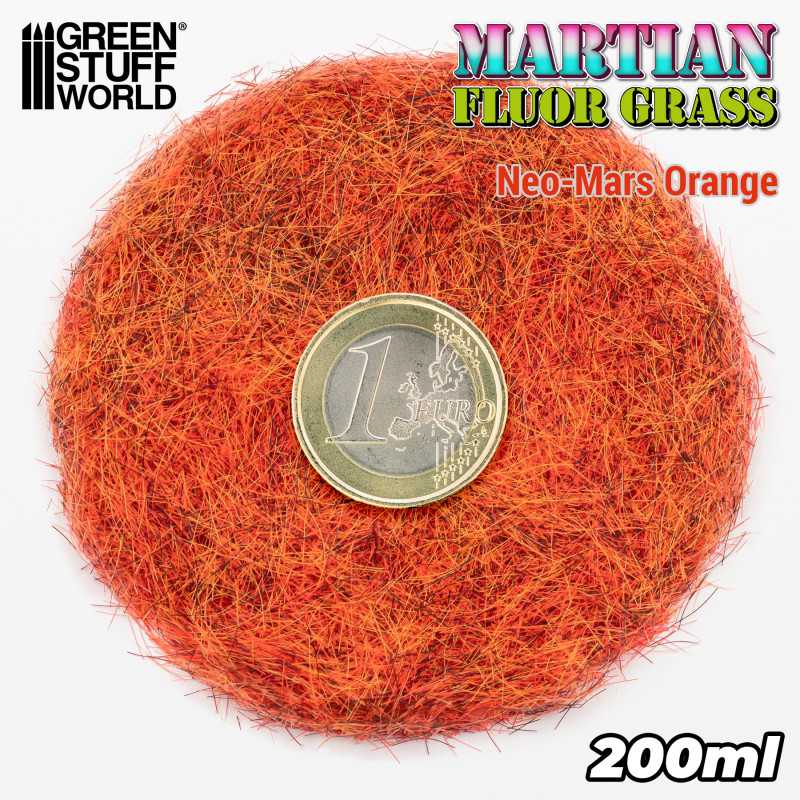 Martian Fluor Grass - Neo-Mars Orange - 200ml (Green Stuff World)