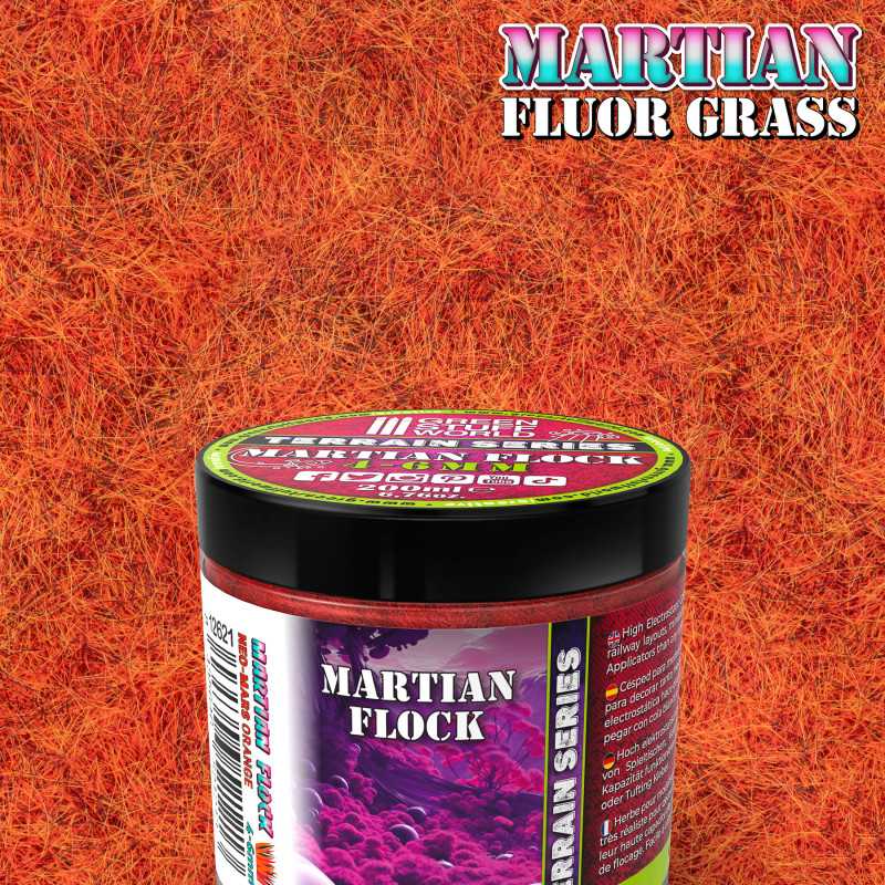 Martian Fluor Grass - Neo-Mars Orange - 200ml (Green Stuff World)