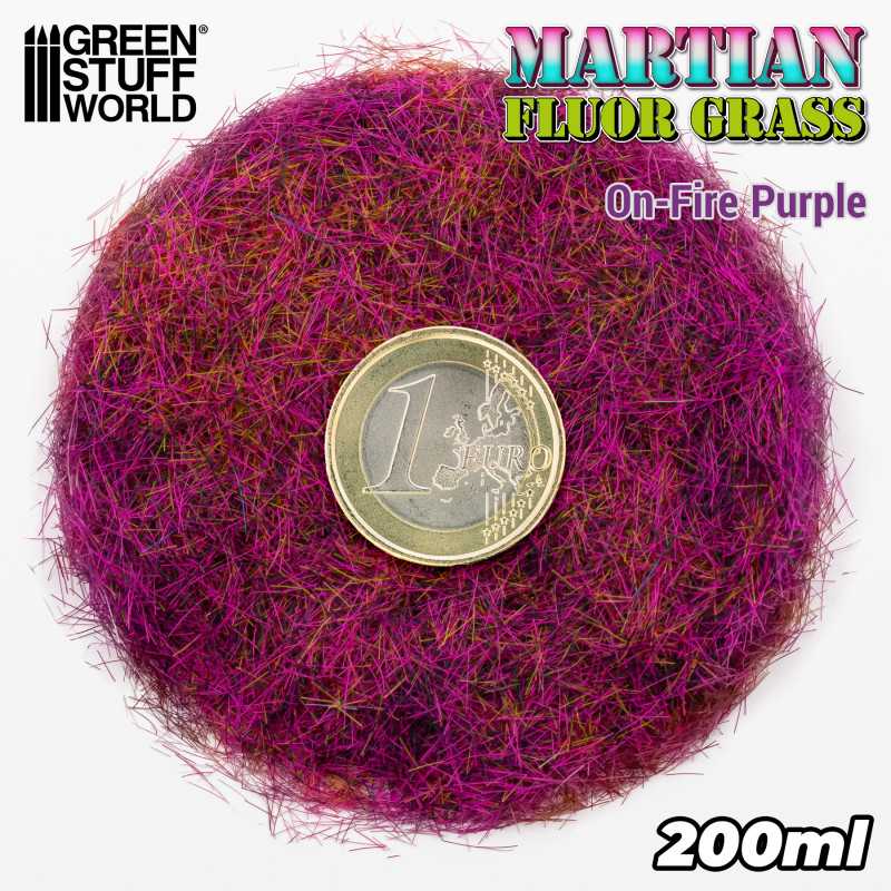 Martian Fluor Grass - On Fire Purple - 200ml (Green Stuff World)