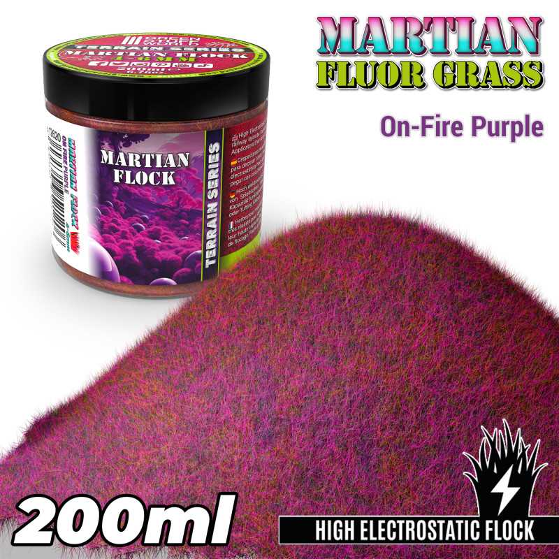 Martian Fluor Grass - On Fire Purple - 200ml (Green Stuff World)