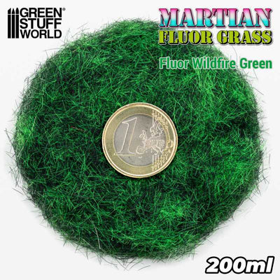 Martian Fluor Grass - Wildfire Green - 200ml (Green Stuff World)