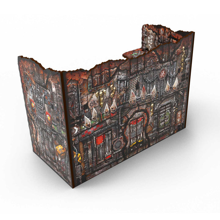 Matched Play Pre-Painted Foldable U-shaped Ruin - Orks (Green Stuff World)