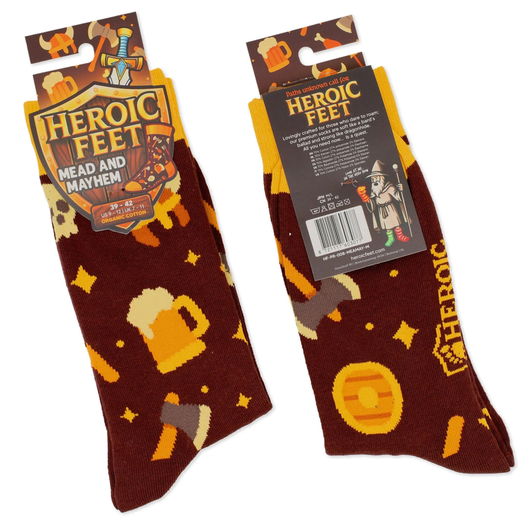 Heroic Feet: Mead & Mayhem Socks