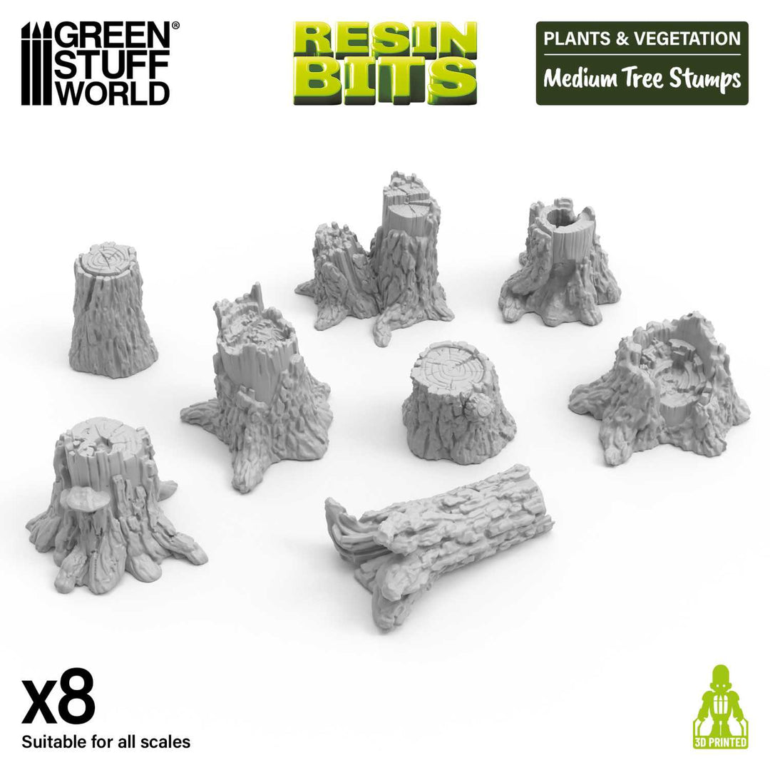 Medium Tree Stumps (Green Stuff World)