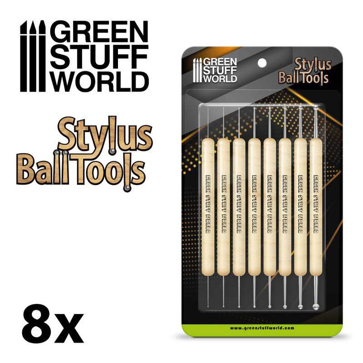 8x Sculpting STYLUS tool set (Green Stuff World)