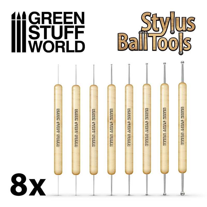8x Sculpting STYLUS tool set (Green Stuff World)