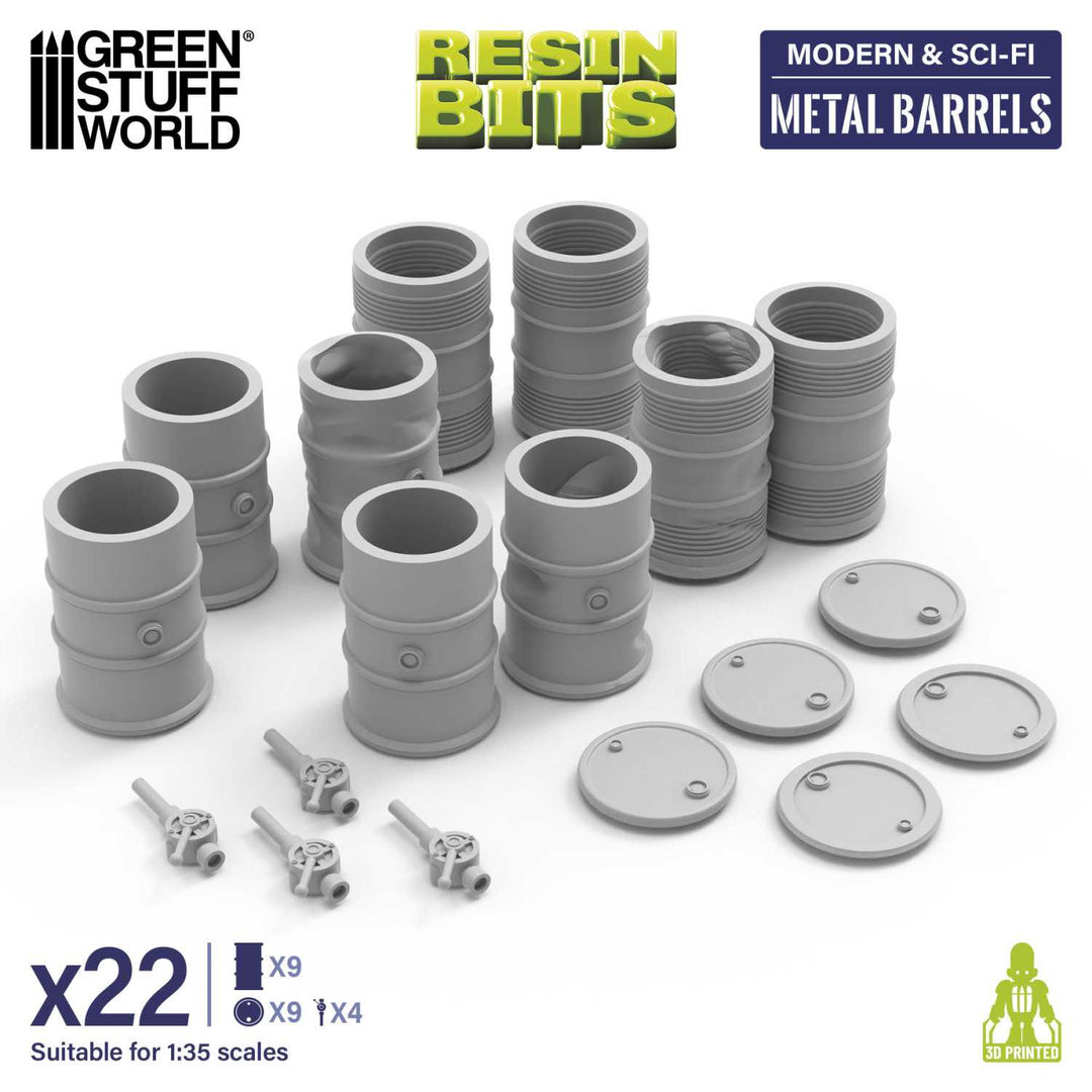 Metal Barrels 1:35 (Green Stuff World)