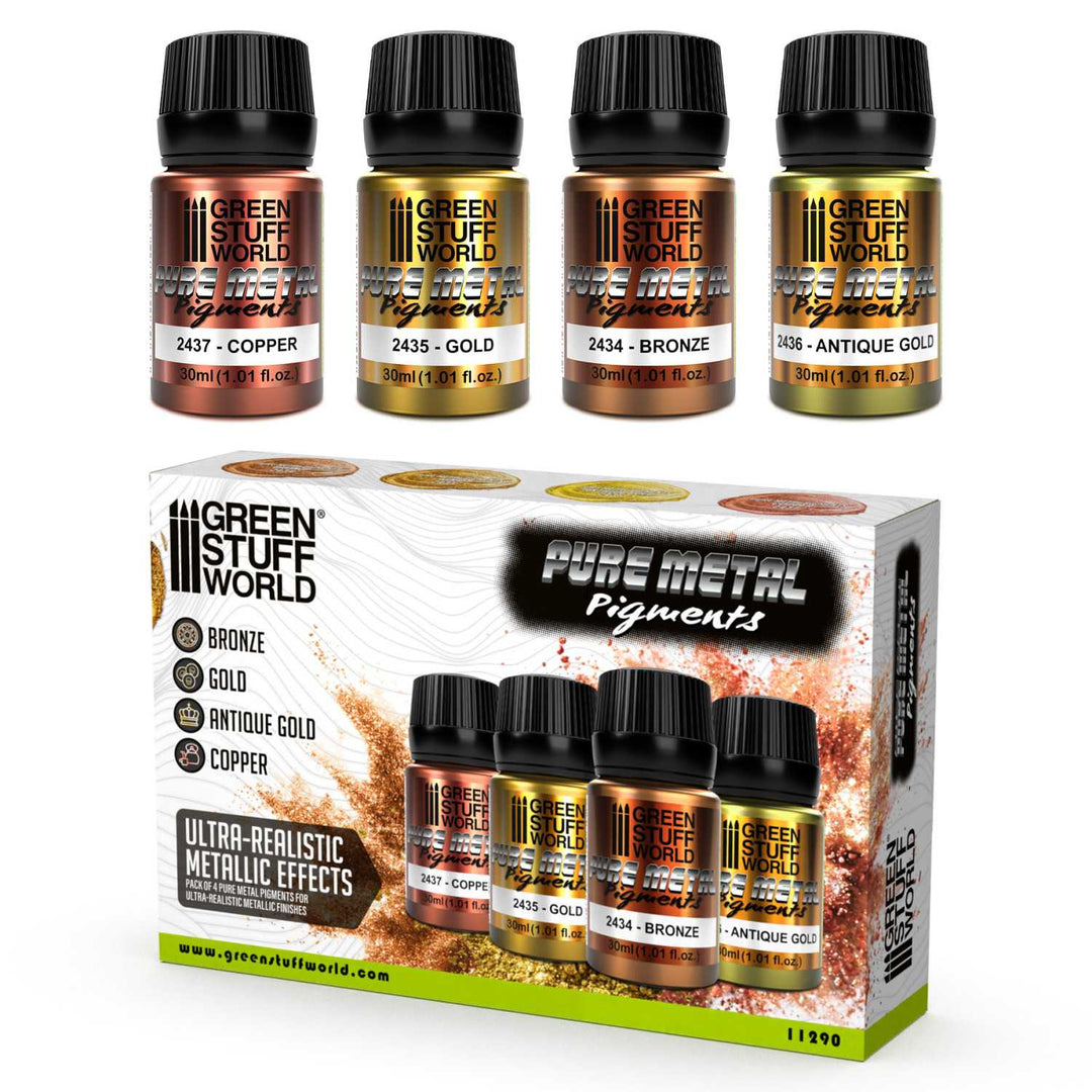 Metallic pigments Set 30ml (Green Stuff World)