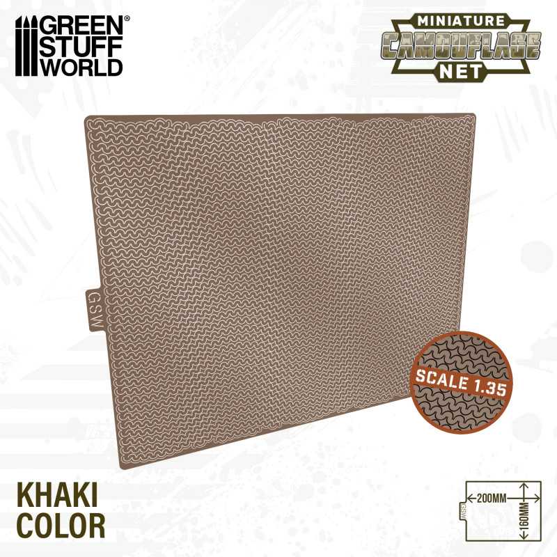 Miniature Camouflage Nets Khaki 1:35 (Green Stuff World)