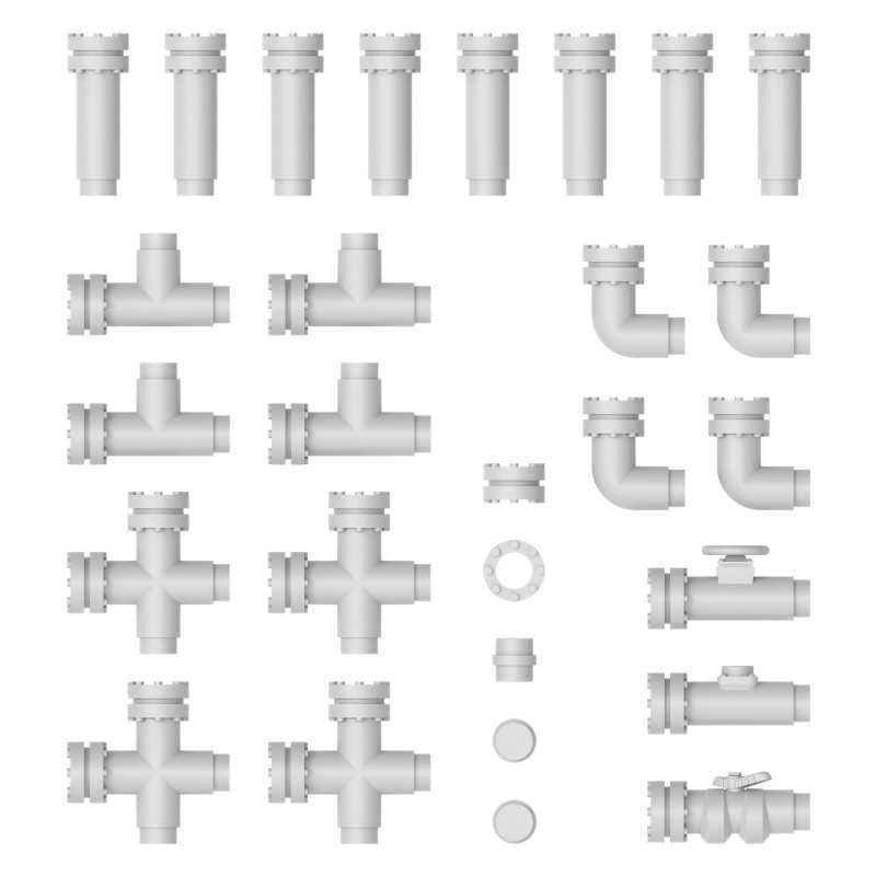 Modular pipes 1:48-1:35 (Green Stuff World)