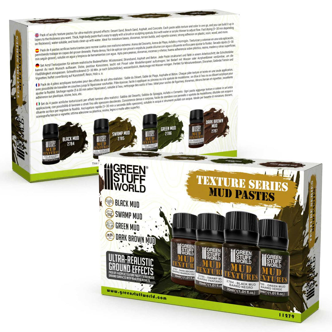 Mud textures set 30ml (Green Stuff World)