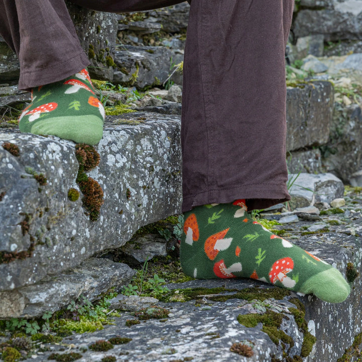 Heroic Feet: Mystic Mushrooms Socks