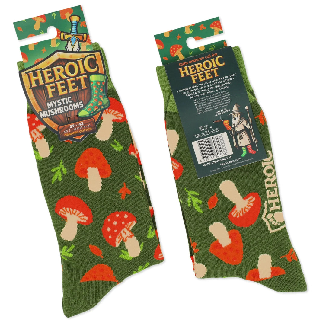 Heroic Feet: Mystic Mushrooms Socks