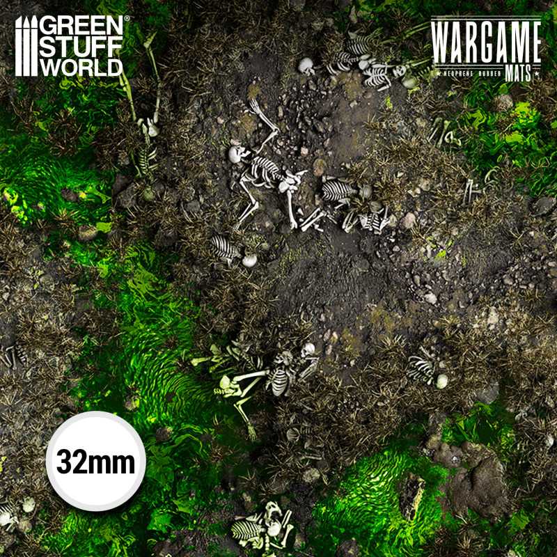 Neoprene Mat 4x6' Boneblight Marsh (120x180cm) (Green Stuff World)