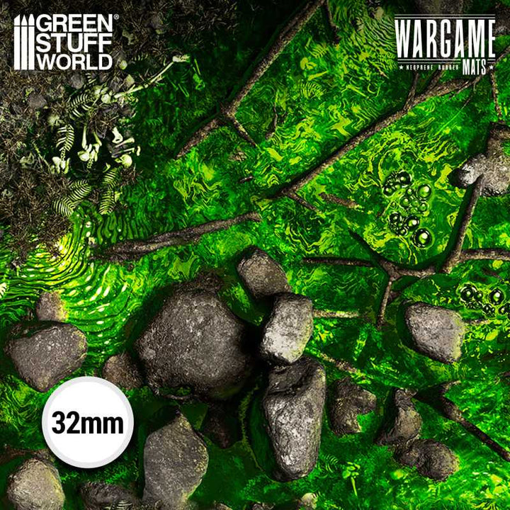 Neoprene Mat 4x6' Boneblight Marsh (120x180cm) (Green Stuff World)