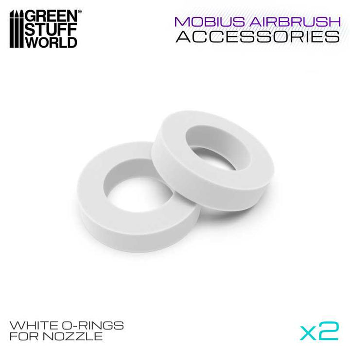 O-Rings for Nozzle for Mobius Airbrush (Green Stuff World)