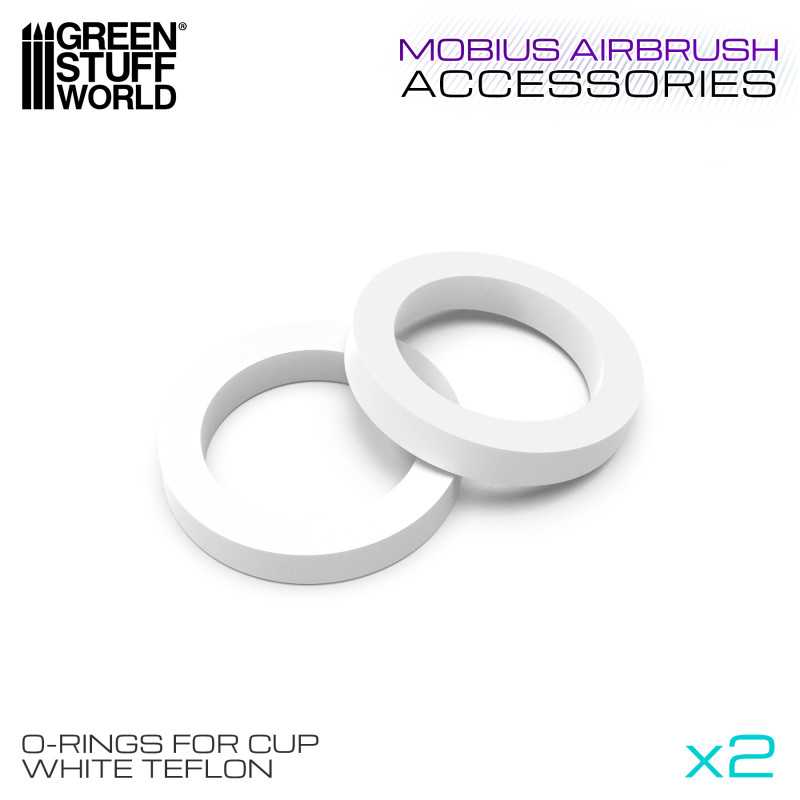 O-Rings for the Mobius Airbrush Paint Cup (Green Stuff World)