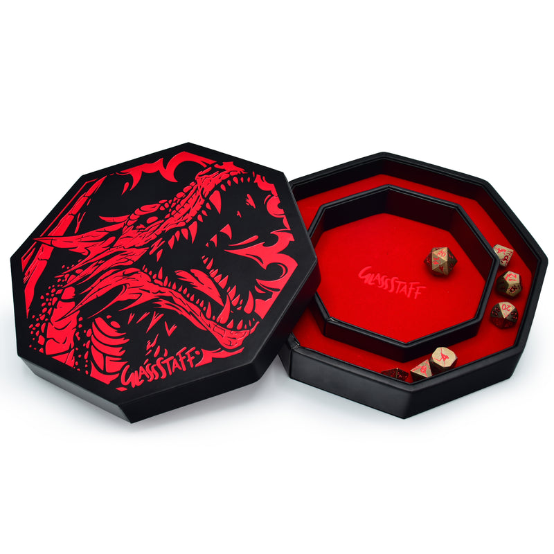 CritStones Dice Arena - Red Dragon