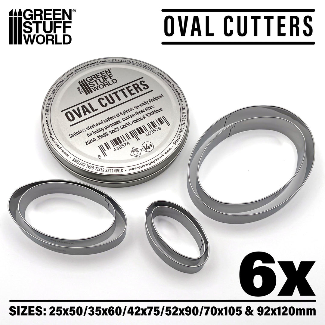 Oval Cutters for Bases (Green Stuff World)