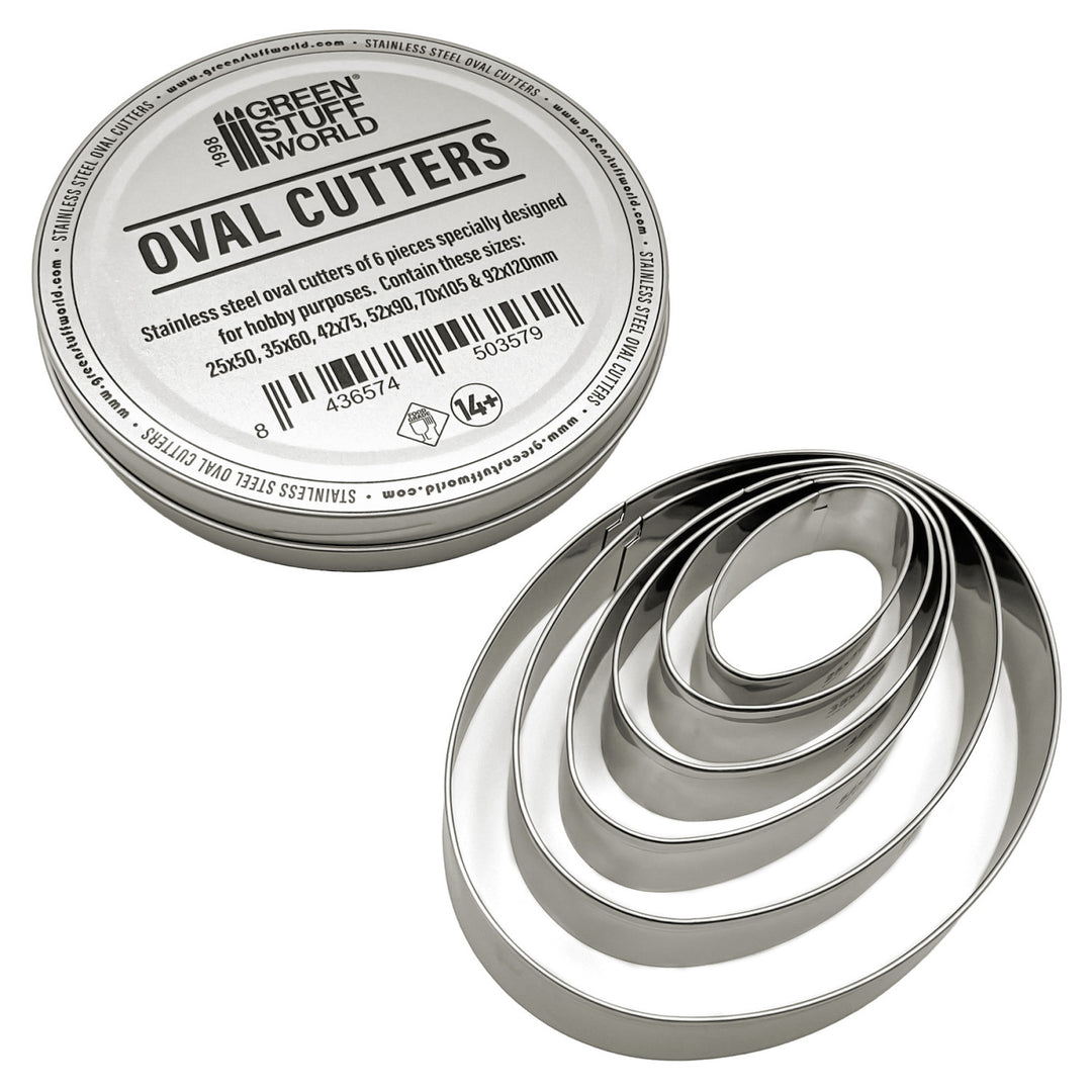 Oval Cutters for Bases (Green Stuff World)