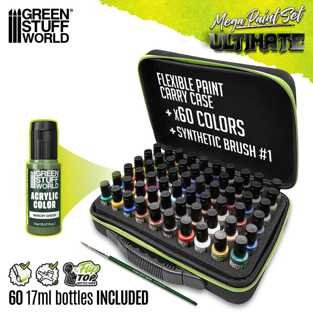 Paint Carry Case 60 colors (Green Stuff World)
