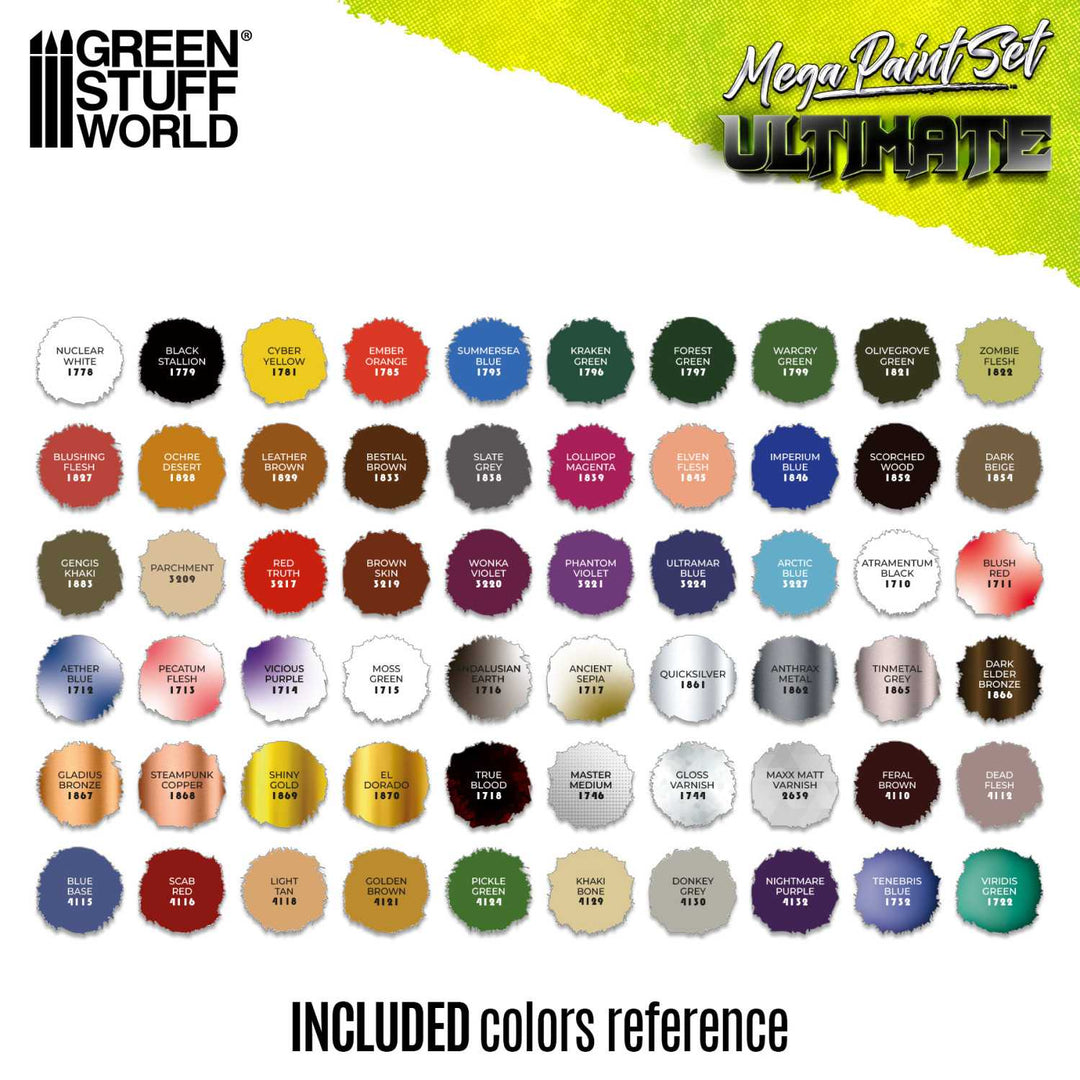 Paint Carry Case 60 colors (Green Stuff World)