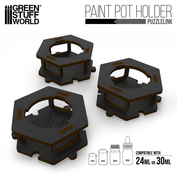 Paint Pot Holder x3 (Green Stuff World)