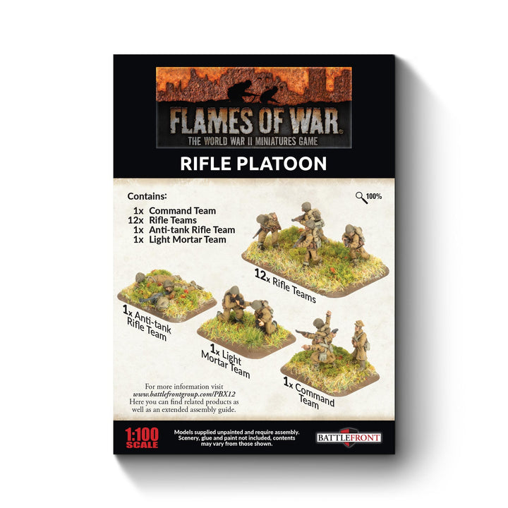 Flames of War: Rifle Platoon (PBX12)