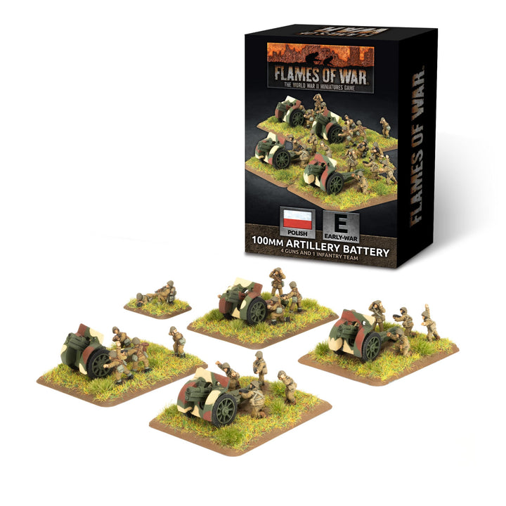 Flames of War: 100mm Artillery Battery (PBX14)