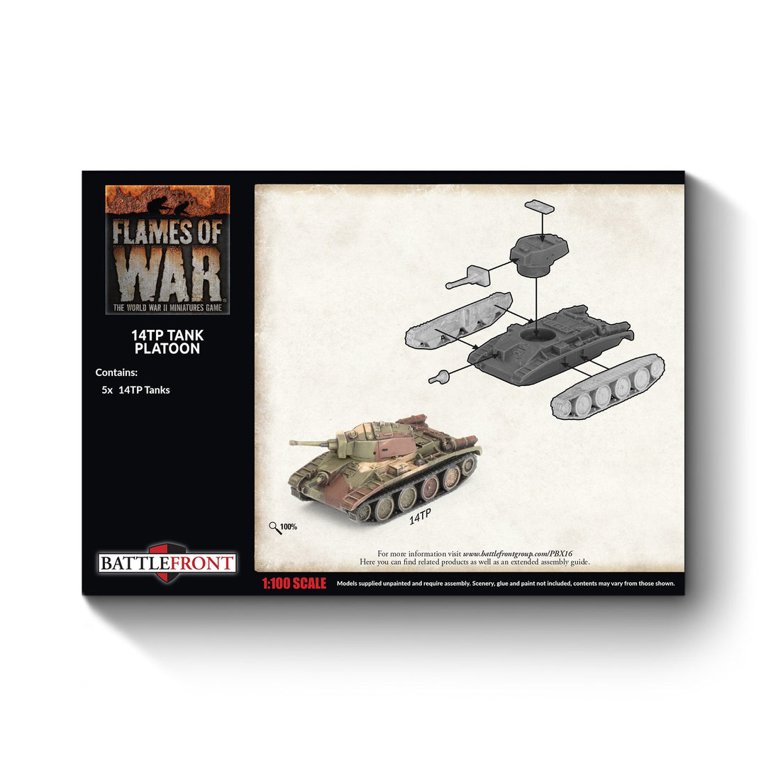 Flames of War: 14TP Tank Platoon (PBX16)