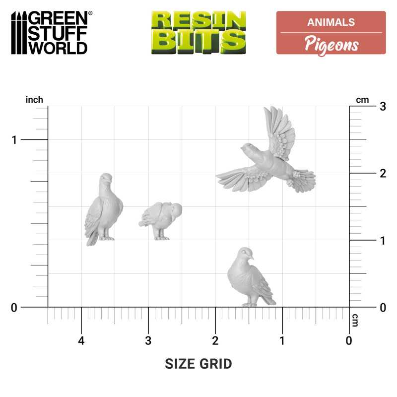 Pigeons 1:48-1:35 (Green Stuff World)