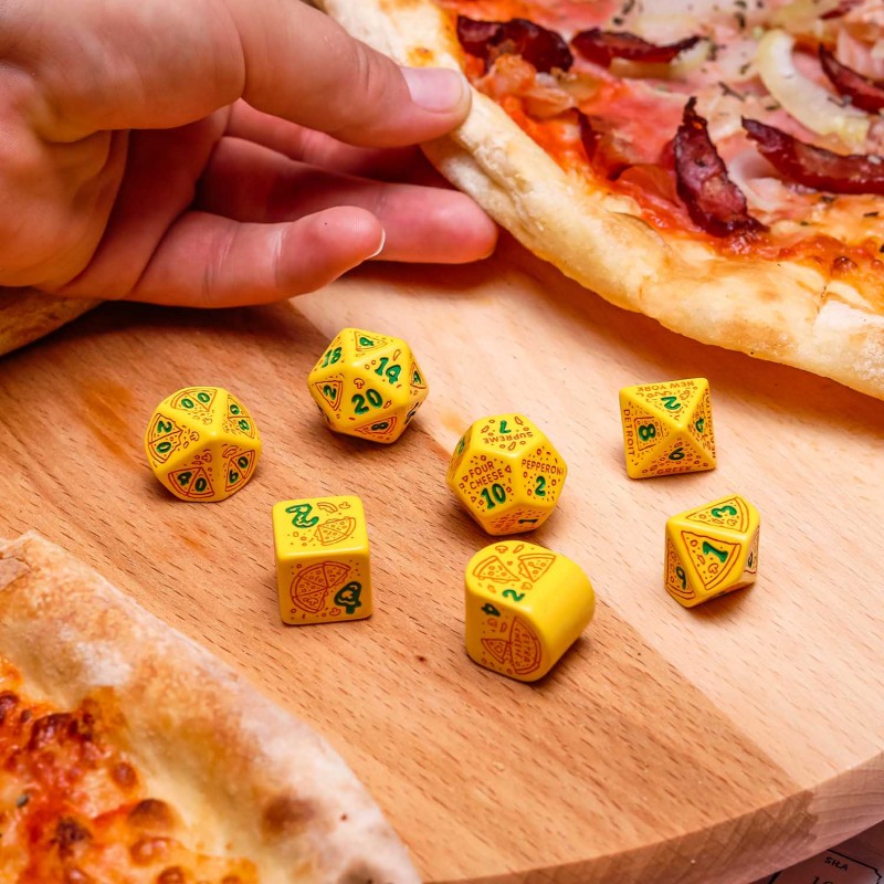 Pizza Dice Set: Margherita (Q-Workshop) (RPIZ01)