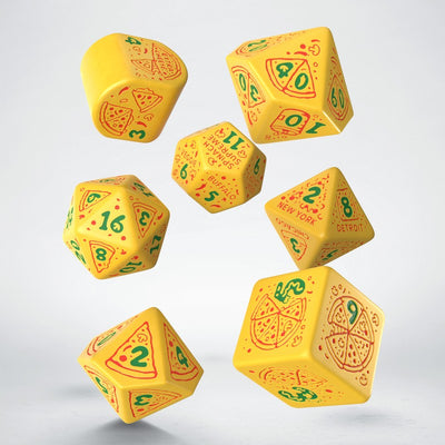 Pizza Dice Set: Margherita (Q-Workshop) (RPIZ01)