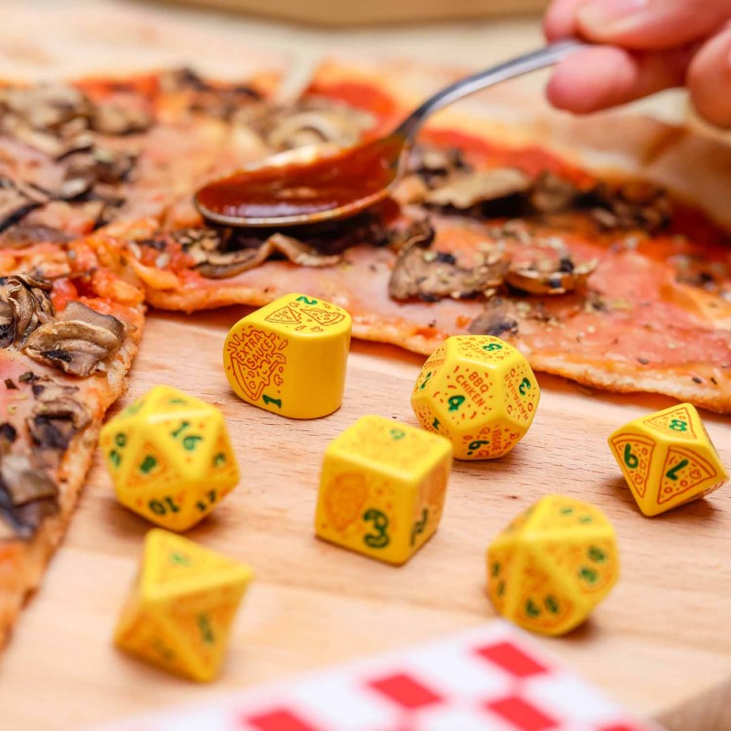 Pizza Dice Set: Margherita (Q-Workshop) (RPIZ01)