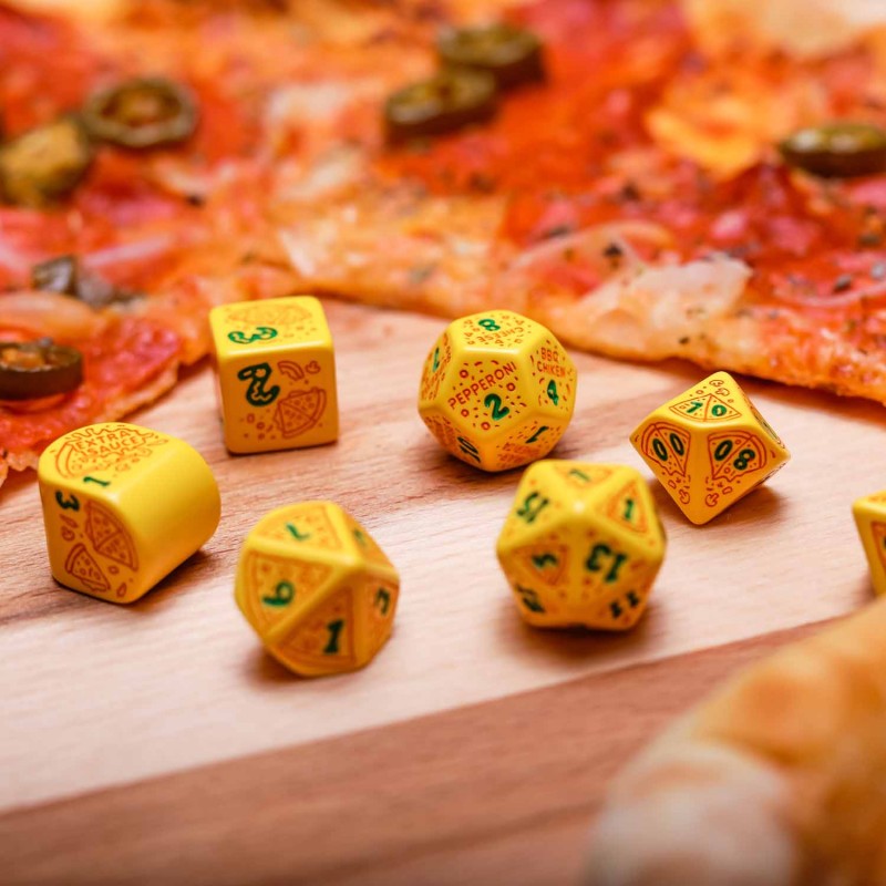 Pizza Dice Set: Margherita (Q-Workshop) (RPIZ01)